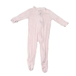 Kyte Baby Footie Pajamas Kids 0-3M Blush Pink Excellent Bamboo Rayon Sleeper